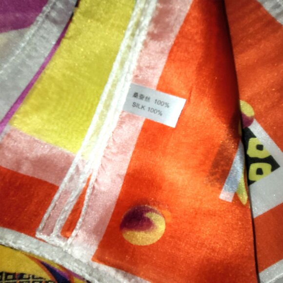 CNWT Genuine 100% Mulberry Silk Chiffon Scarf 42"x42" Large Square Shawl SAD8002 - Picture 7 of 7